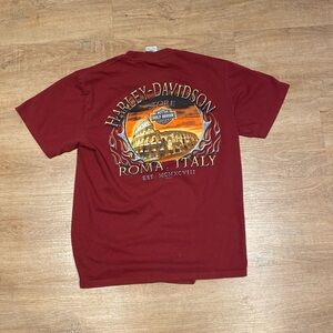 Rome Italy Harley Davidson shirt